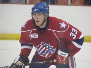 Victor Oreskovich during the Amerks vs Crunch game on 9/29/2009