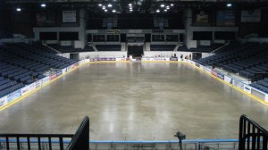 Cement floor being cooled down