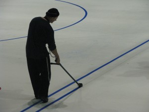 Painting the blue line